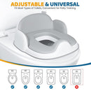 Orzbow 3-in-1 Potty Training Toilet, Detachable Baby Potty, As Toddler Toilet Seat, Chair, Step Stool for Boys & Girls 18+ Months, Potty Training Seat with Splash Guard, Lid, Easy Clean, Gray by TinyTreasures Baby Boutique