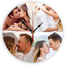 Generic Custom Wall Clock Personalized Clocks with Photo Text Logo Customized Round Clock for Birthday Wedding Present Family Friends Gifts, 10inch-25cm by TinyTreasures Baby Boutique