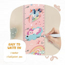 Personalize Name Growth Chart for Kids, Unicorn Kids Growth & Measuring Chart, Growth Chart for Wall, Height Measure Wall Chart Bedroom Nursery Wall Decoration,Playroom Essentials by TinyTreasures Baby Boutique
