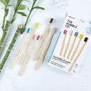 The Humble Co. Bamboo Toothbrushes (5pk) – Toothbrushes for Superior Oral Care, Dental Hygiene, and Gum Care, BPA Free (Ultra Soft Bristles) by CozyNest Decor