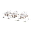 Foundations Secure Sitter Feeding Chairs Multipack, No-Tip Feet, 3-Point Adjustable Harness, Removable Tray, Easy to Clean, Stackable Feeding Chairs, 3 Pack (5 inch) by TinyTreasures Baby Boutique