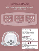Momcozy Breast Pump S12 Pro Hands-Free, Wearable & Wireless Pump with Soft Double-Sealed Flange, 3 Modes & 9 Levels Double Electric Pump Portable, Smart Display, 24mm, 1 Pack, White by TinyTreasures Baby Boutique