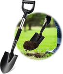 Small Shovel for Digging, 31 Inch Metal Spade Shovels with D-Grip Handle, Lightweight Short Gardening Digging Shovel by GreenHaven Gardens