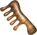 Wood Gua Sha Massage Tools Set,Scraping Scalp Massage Comb,Natural Wooden Gua Sha Tool,Scraping Tool. (Handle Wooden Comb) by CozyNest Decor