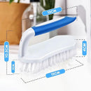 Lallisa 12 Pcs Scrub Brush for Cleaning with Handle Comfortable to Grip Heavy-Duty Flexible Stiff Bristles Scrubber Brushes Bulk for Shower Bathroom Carpet Kitchen Floor Tiles (Blue) by CozyNest Decor