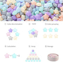 GOGOSO 100 Ball Pit Balls Star Bals - Pink Soft Plasticballs Phthalate Free BPA Free Playballs for Ballpool Birhtday Party Girls Kids with Storage Bag, 2.15inches by TinyTreasures Baby Boutique