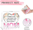 Mothers Day Gifts Best Mom Gifts -Gifts for Mom from Daughter Son - Best Mom Ever Gifts Unique Mother Birthday Acrylic Heart-Shaped Plaque Desk Decorations Present for Mom Christmas Anniversary by CozyNest Decor