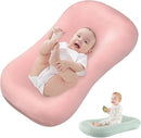 Baby Lounger Pillow, Infant Lounger for 0-24 Months, Soft Cotton and Portable Baby Lounger for Home (Pink) by TinyTreasures Baby Boutique