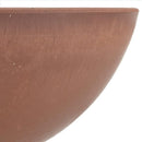 PSW M20TC Pot Collection Shallow Garden Bowl Planter for Succulents, Bonsai, Fairy Gardens, Herbs, 8-inch, Terra Cotta Color by GreenHaven Gardens