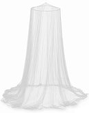 Mosquito Net, Bed Canopy Hanging Circular Curtain Netting for Single to King Size, Quick Easy Installation, Use to Cover The Baby Crib, Kid Bed, Girls Bed Or Full Size Bed by TinyTreasures Baby Boutique