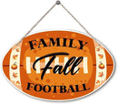 Autumn Wooden Signs, Rustic Thanksgiving Decoration, Home Interior And Exterior Decor, Autumn Harvest Thanksgiving Home Decor (Football), Housewarming Gift by CozyNest Decor
