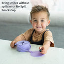 Silicone No Spill Snack Cups for Toddlers – Portable Baby Snack Cup Containers with Dustproof Lid – Dishwasher-Friendly Toddler Spill Proof Cups Without BPA, Lead, or Phthalates – Beige and Green by TinyTreasures Baby Boutique