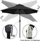 Sunnyglade 9' Patio Umbrella Outdoor Table Umbrella with 8 Sturdy Ribs by GreenHaven Gardens