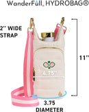 WanderFull® Original HydroBag® Collection, Water Bottle Holder w/Strap & Phone Pocket, Hands-Free Crossbody Water Bottle Bag by TinyTreasures Baby Boutique