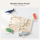 IEATFO 3 Packs Space Ocean Forest Wooden Chunky Puzzles for Toddlers, Wood Puzzle for Kids, Insert Puzzles Each Piece Fits Perfectly, Sturdy and Pegless, Educational Toys by TinyTreasures Baby Boutique