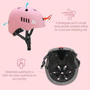 KAMUGO Kids Bike Helmet Set, Toddler Helmet for Ages 2-8 Boys Girls with Sports Protective Gear Set Knee Elbow Wrist Pads for Skateboard Cycling Scooter Rollerblading by TinyTreasures Baby Boutique