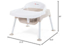 Foundations Secure Sitter Feeding Chairs Multipack, No-Tip Feet, 3-Point Adjustable Harness, Removable Tray, Easy to Clean, Stackable Feeding Chairs, 3 Pack (7 inch) by TinyTreasures Baby Boutique