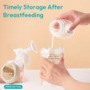 NCVI 4+7 oz Breastmilk Storage Bag Freezer for 0-3 Months, Breast Milk Feeding Bag with Temp-Sensing, Doubled-Sealed, Self Standing, Easy Pour Spout, BPA-Free, 4oz(70count)+7oz(30count) by TinyTreasures Baby Boutique