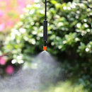 FADDARE 50pcs Garden Irrigation Misting Dripper Set, Adjustable Flow, Black+Orange, Engineering Plastics by GreenHaven Gardens