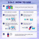 Concentrated Water flosser Rinse & mouthwash Teeth WHITENING | Add to Water Flossers| Fruit Flavor | 1 Pack = 16.9 fl.oz | Peroxide Free. Made in USA by CozyNest Decor