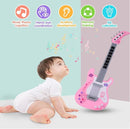 Kids Toddler Baby Childrens Electric Toy Guitar with Strap Ideal for 3 4 5 7 8 Year Old Boys Girls Gifts(Pink) by TinyTreasures Baby Boutique