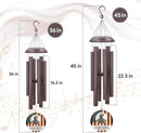 36inch Personalized Wind Chimes, Memorial Wind Chimes for US Veteran, Wind Chime for Loss of Loved Dad/Mom, Sympathy Memorial Gifts, Thank You Veteran Solider by CozyNest Decor