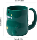 Kids Toothbrush Set - with Soft Bristles Toothbrush and Rinse Cup for Kids Toddler - Fun Brushing for Children - Toddler Toothbrush Soft Toothbrush Kit (Dinosaur) by TinyTreasures Baby Boutique