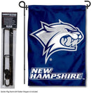 College Flags & Banners Co. New Hampshire Wildcats Garden Flag with Stand Holder by GreenHaven Gardens