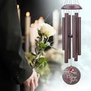 Personalized Sympathy Wind Chimes, Cardinal Wind Chimes, Wind Chime for Loss of Loved Father/Mother/Lover, Commemorative Sympathy Bereavement Gifts for Condolences/Funeral by CozyNest Decor