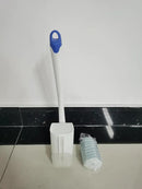 JEHONN Disposable Toilet Brush with 48 Wand Cleaner Refills, Wall Mounted Toilet Bowl Brush Holder Set, Bathroom Cleaning System for Sink Bathtub Wash Basin (Blue) by CozyNest Decor