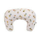 Boppy Nursing Pillow - Ergonomic Bottle & Breastfeeding Pillow with High, Firm, Large Area, Water-Repellent Cushion with Washable Cover; Baby Safety Alliance Verified - Tan Happy Houseplants by TinyTreasures Baby Boutique