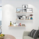 AZSKY Floating Picture Shelves 24 Inch a Set of 3 Wall Mount Long Narrow Photo Ledge Photo Frame Display Shelf Vintage Bookshelf for Nursery Mounting Hardware Included by CozyNest Decor
