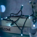 200 Count Cool White Wide Angle LED Christmas Lights, 66 ft Green Wire UL Certified Commercial Grade 5mm Holiday String Light Set (Cool White) by CozyNest Decor