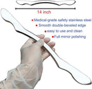 Muscle Scraper Stainless Steel Gua sha Scraping Massage Tool IASTM Tools Great Soft Tissue Mobilization Tool(Long bar) by CozyNest Decor