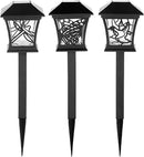 Alpine Corporation Solar-Powered Nature Inspired Pathway Lights, 3-Piece by GreenHaven Gardens