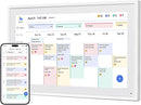 Digital Calendar 15.6" Chore Chart – 1080P Full HD Interactive Touchscreen, Smart Family Planner, Hearth Display Digital Wall & Desk Mountable for Seamless Scheduling by TinyTreasures Baby Boutique
