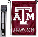 College Flags & Banners Co. Texas A&M Aggies Garden Flag with Stand Holder by GreenHaven Gardens