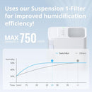 SwitchBot Smart Evaporative Humidifier for Bedroom 4.5L(1.2G), 750ml/h Rapid, Top Fill, Automatic Air Drying Filter, Ag+ Technology, Voice Control, App Alert (Hub 2 Required) by TinyTreasures Baby Boutique