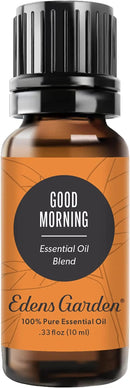Edens Garden Good Morning Essential Oil Blend- 100% Pure Premium Grade, Undiluted, Natural, Therapeutic, Aromatherapy, The Best for Diffusing, Skin, Candle, Humidifiers 10 ml (.33 fl oz) by CozyNest Decor