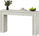 Rresyet 55 Inch Long Console Table, Sofa Table Behind Sofa, Wooden Entryway Table, Farmhouse Entryway Table for Entry, Hallway, Living Room (White) by CozyNest Decor