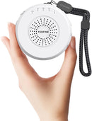 FOXFINE White Noise Machine, Portable Sound Machine with 36 Soothing Sounds, Focused Light, Timer, for Sleeping, Baby, Adults, Home & Travel, White by TinyTreasures Baby Boutique