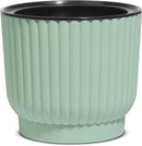 T4U 6 Inch Self Watering Pots for Indoor Plants, 6 Pack Planters for Indoor Plants, Durable Plastic Mint Green Pots for Indoor Plants, African Violets, Flower by GreenHaven Gardens