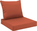 Favoyard Outdoor Seat Cushion Set 19 x 19 Inch Waterproof & Fade Resistant Patio Furniture Cushions with Removable Cover Deep Seat & Back Cushion with Handle and Adjustable Straps for Chair Sofa Couch by GreenHaven Gardens