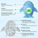 Baby Bath Thermometer, Infant Digital Water Thermometer Safety with 3 Color Backlit and Temperature Warning, Room Thermometers Floating Toy for Infant, Toddler, Bathtub, Swimming Pool (Light Blue) by TinyTreasures Baby Boutique