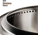 Solo Stove Yukon 2.0 + Stand, 27 Inch Smokeless Fire Pit – Portable Stainless Steel Outdoor Fireplace - 360° Airflow Technology and Removable Ash Pan – Ideal for 6 or More People, 43.9lbs, Ash by GreenHaven Gardens