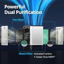 Coway Airmega 400S App-Enabled Smart Air Purifier (Covers 1,560 sq. ft.), True HEPA Air Purifier with Smart Technology, Compatible with Amazon Alexa and Google Home, White (111012) by TinyTreasures Baby Boutique