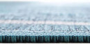 Unique Loom Outdoor Border Collection Area Rug - Soft Border (5' 1" Square, Teal/ Ivory) by GreenHaven Gardens