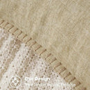 MIULEE Pack of 2 Couch Throw Pillow Covers 22x22 Inch Beige Farmhouse Decorative Pillow Covers with Stitched Edge Soft Chenille Solid Dyed Spring Pillow Covers for Sofa Bed Living Room by CozyNest Decor