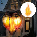 Hot Air Balloon Solar Lantern with Flickering Flame Hanging Solar Lanterns Outdoor Lights Waterproof Lanterns Decorative Garden Patio Yard Party Decor Yellow by GreenHaven Gardens