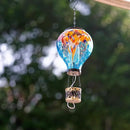 Solar Hot Air Balloon Lantern with Flame, Unique Hot Air Balloon Solar Lanterns with LED Candle Light, Waterproof Outdoor Lanterns Decor for Yard, Patio, Garden, Porch by GreenHaven Gardens